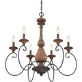 QUOIZEL, AUBURN CHANDELIER, CHANDELIER LIGHT
