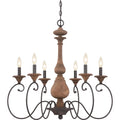 QUOIZEL, AUBURN CHANDELIER, CHANDELIER LIGHT