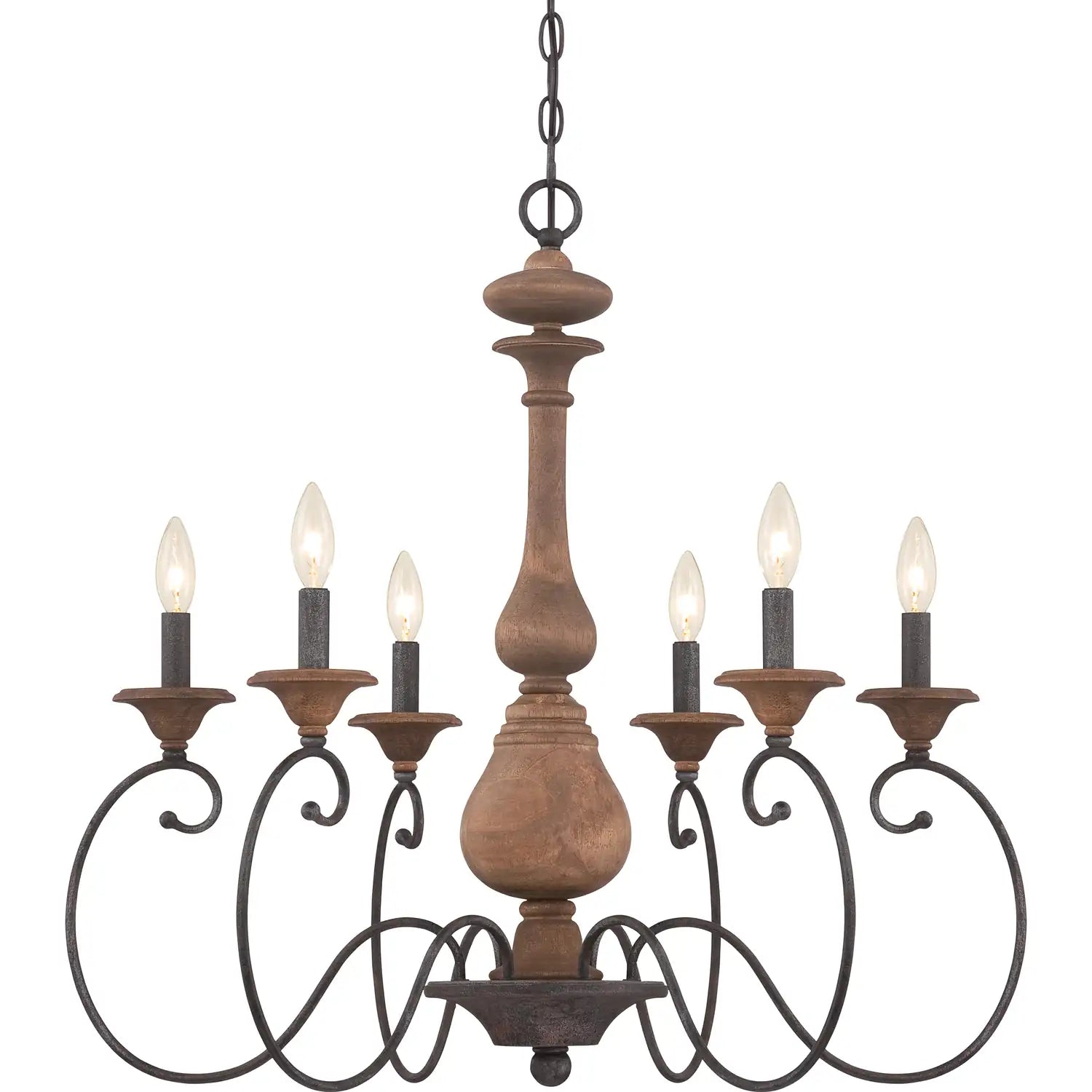 QUOIZEL, AUBURN CHANDELIER, CHANDELIER LIGHT