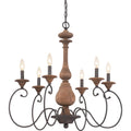 QUOIZEL, AUBURN CHANDELIER, CHANDELIER LIGHT