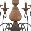 QUOIZEL, AUBURN CHANDELIER, CHANDELIER LIGHT