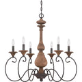 QUOIZEL, AUBURN CHANDELIER, CHANDELIER LIGHT