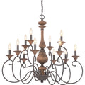 QUOIZEL, AUBURN CHANDELIER, CHANDELIER LIGHT