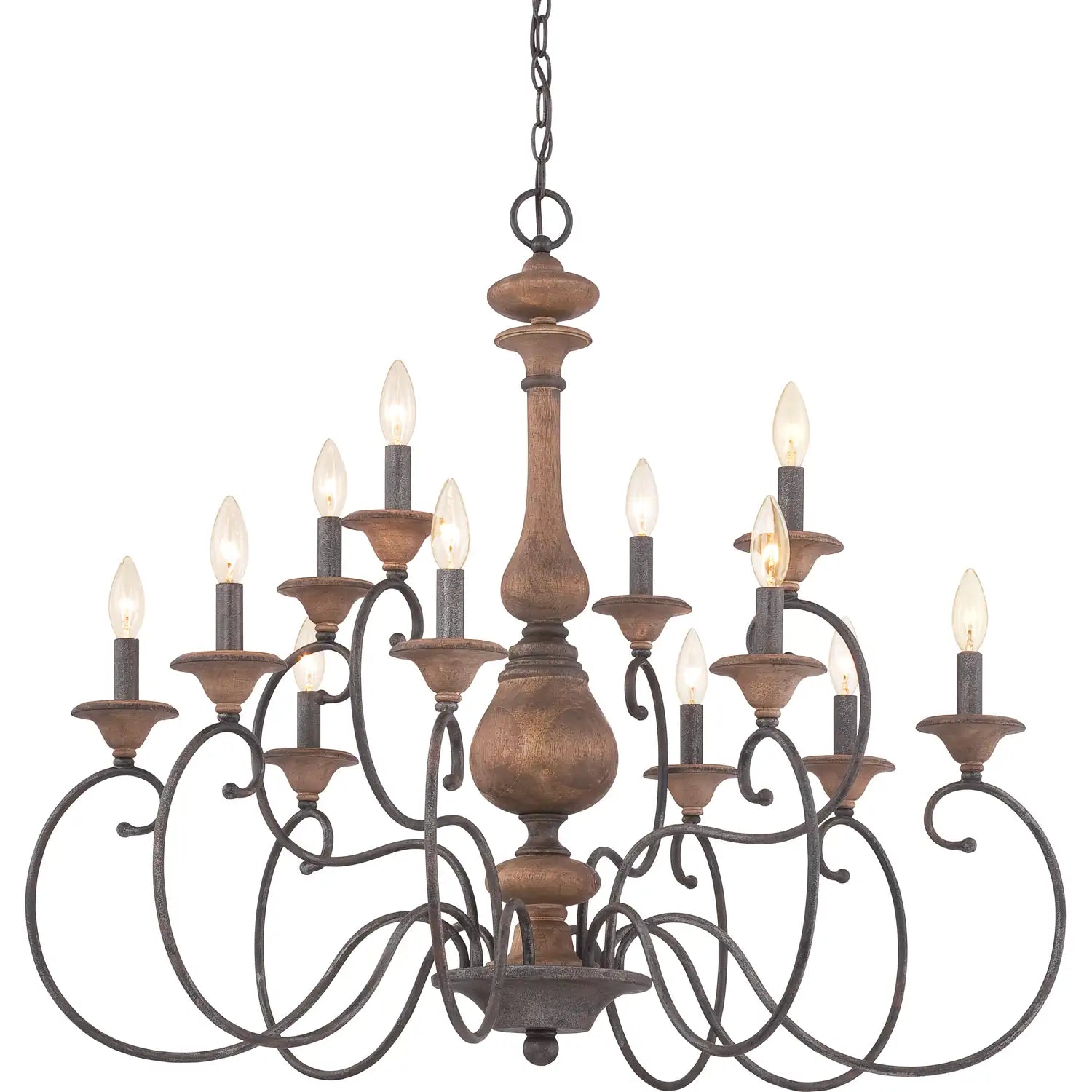 QUOIZEL, AUBURN CHANDELIER, CHANDELIER LIGHT