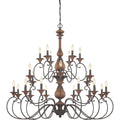 QUOIZEL, AUBURN CHANDELIER, CHANDELIER LIGHT