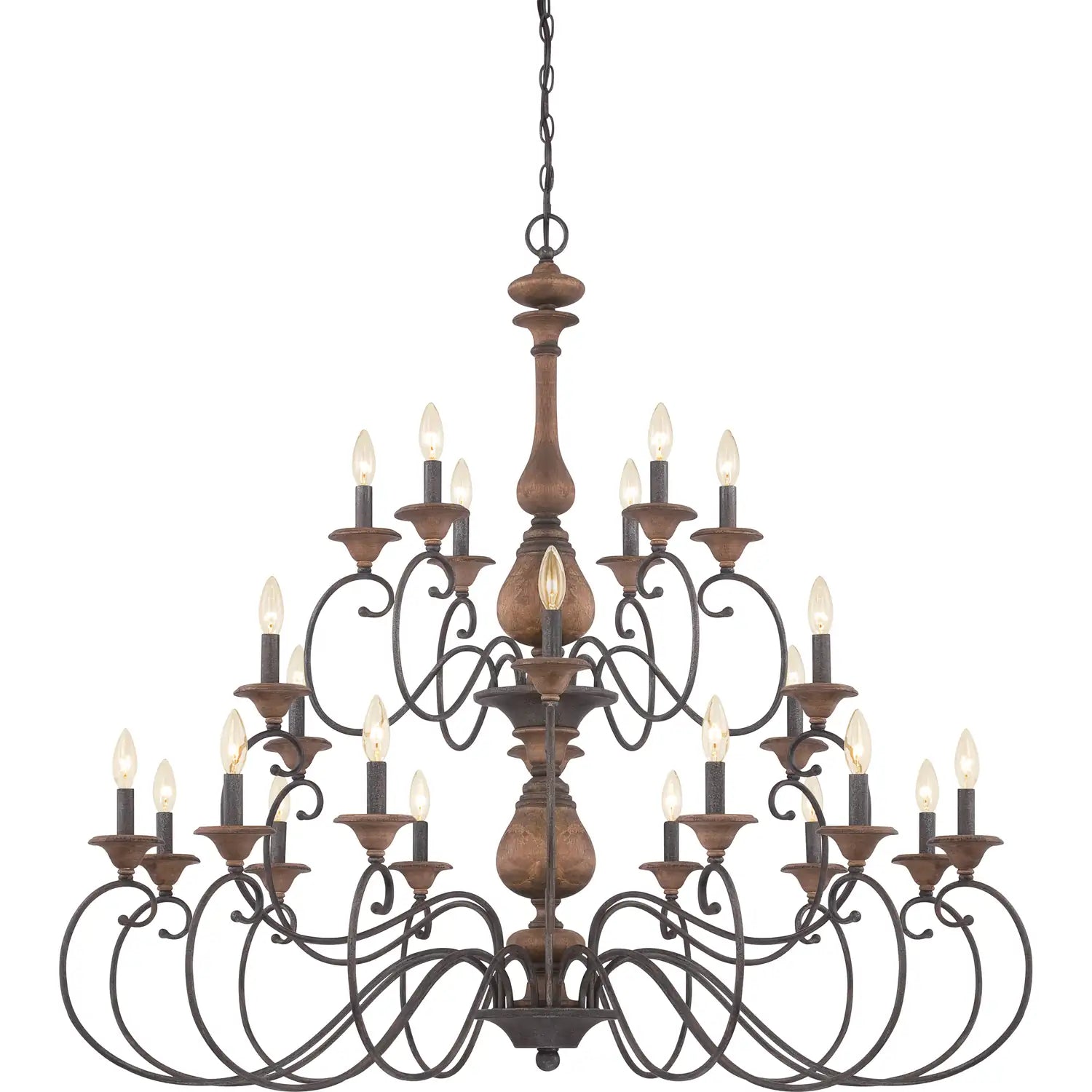 QUOIZEL, AUBURN CHANDELIER, CHANDELIER LIGHT