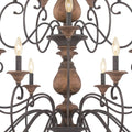 QUOIZEL, AUBURN CHANDELIER, CHANDELIER LIGHT