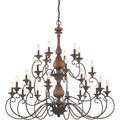 QUOIZEL, AUBURN CHANDELIER, CHANDELIER LIGHT