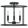 QUOIZEL, ABNER SEMI-FLUSH MOUNT, SEMI FLUSH MOUNT LIGHT