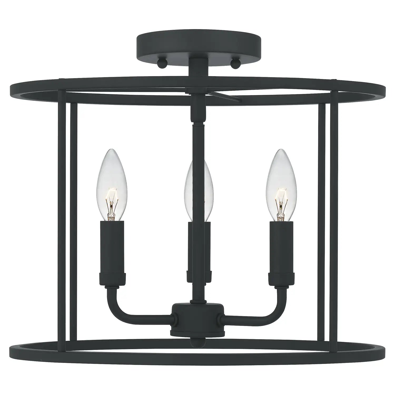 QUOIZEL, ABNER SEMI-FLUSH MOUNT, SEMI FLUSH MOUNT LIGHT