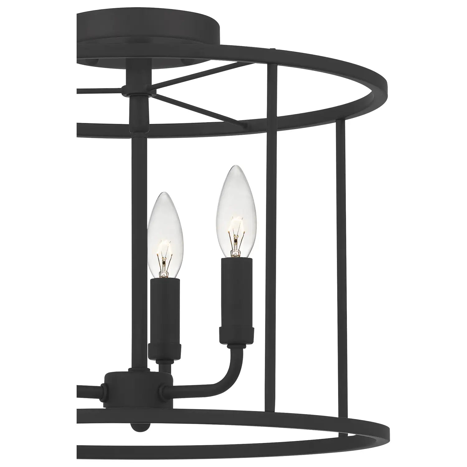 QUOIZEL, ABNER SEMI-FLUSH MOUNT, SEMI FLUSH MOUNT LIGHT