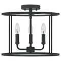 QUOIZEL, ABNER SEMI-FLUSH MOUNT, SEMI FLUSH MOUNT LIGHT