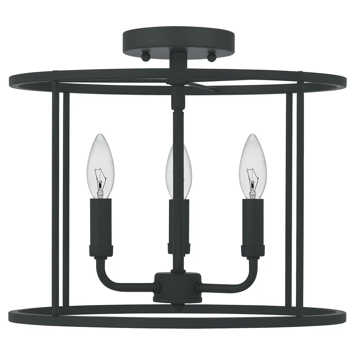 QUOIZEL, ABNER SEMI-FLUSH MOUNT, SEMI FLUSH MOUNT LIGHT