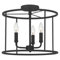 QUOIZEL, ABNER SEMI-FLUSH MOUNT, SEMI FLUSH MOUNT LIGHT