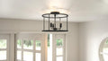 QUOIZEL, ABNER SEMI-FLUSH MOUNT, SEMI FLUSH MOUNT LIGHT