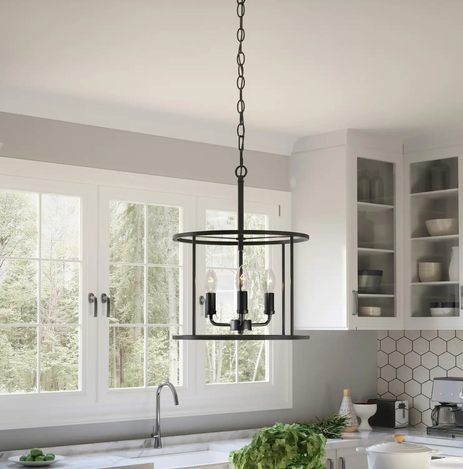QUOIZEL, ABNER PENDANT, PENDANT LIGHT