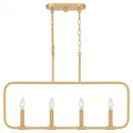 QUOIZEL, ABNER ISLAND CHANDELIER, LINEAR LIGHT