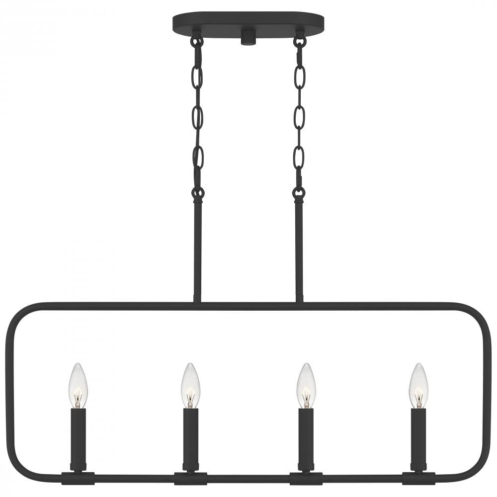 QUOIZEL, ABNER ISLAND CHANDELIER, LINEAR LIGHT