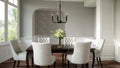 QUOIZEL, ABNER CHANDELIER, CHANDELIER LIGHT