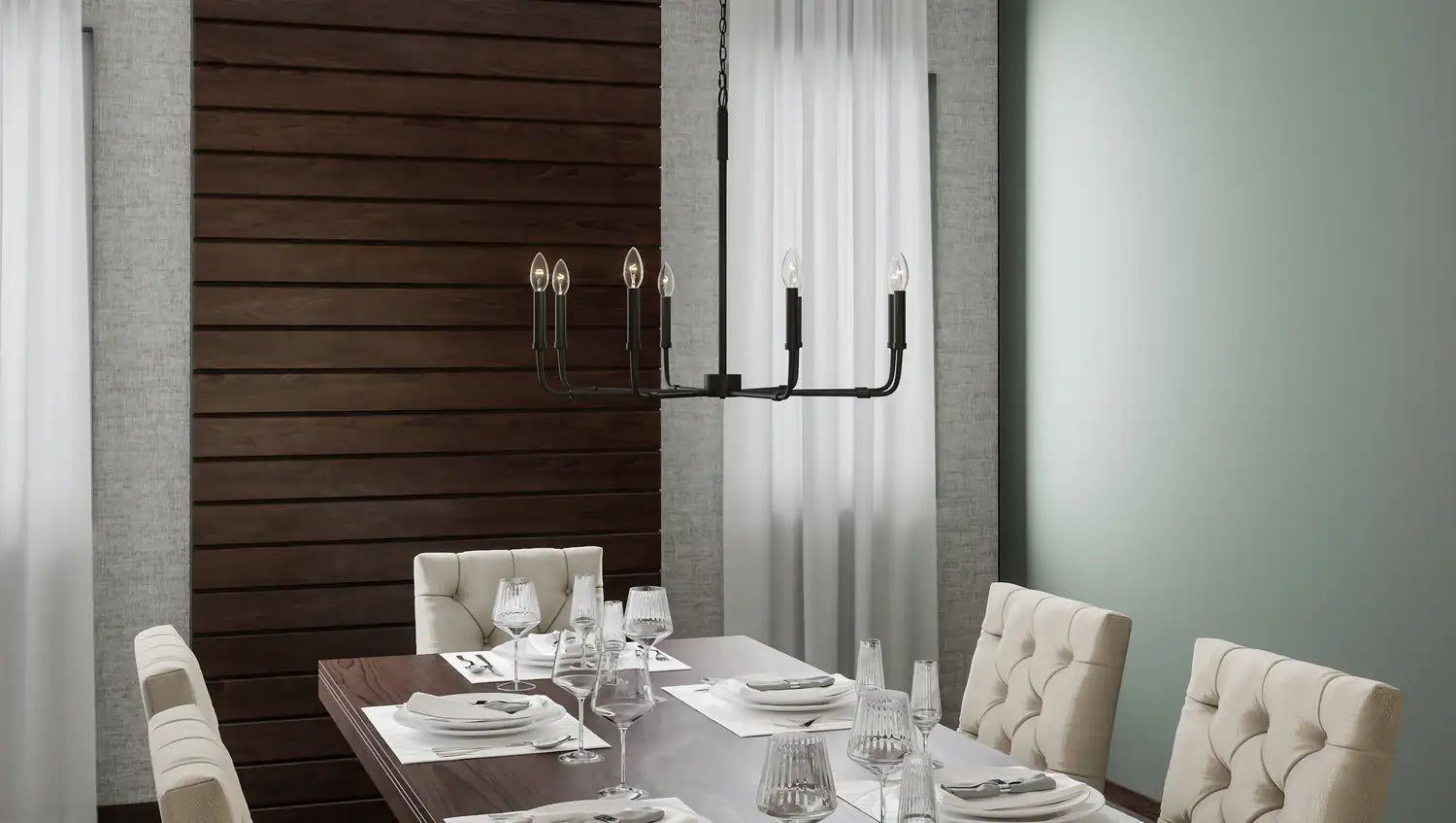 QUOIZEL, ABNER CHANDELIER, CHANDELIER LIGHT