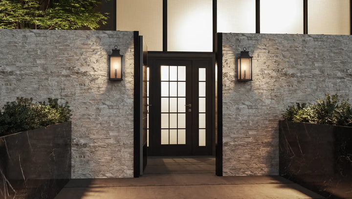 QUOIZEL, ABERNATHY OUTDOOR LANTERN, OUTDOOR WALL LIGHTS