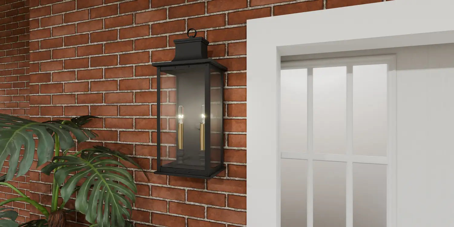 QUOIZEL, ABERNATHY OUTDOOR LANTERN, OUTDOOR WALL LIGHTS