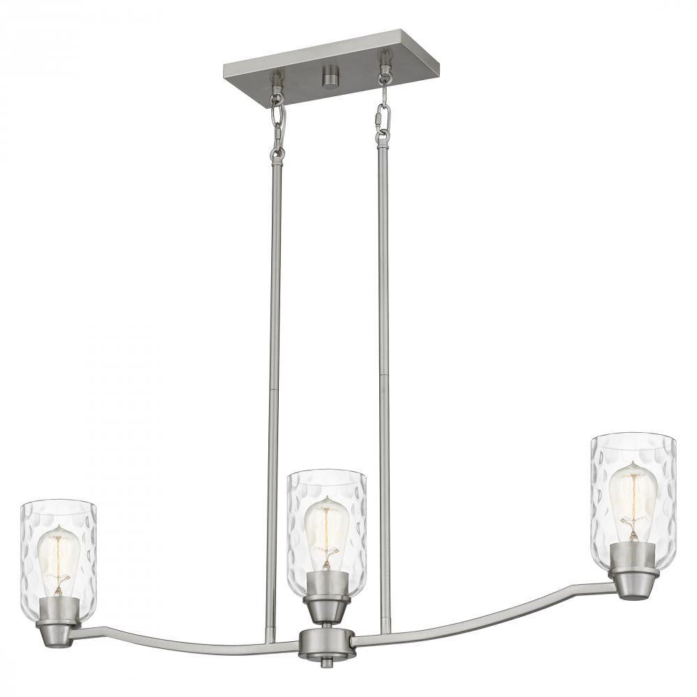 QUOIZEL, ACACIA ISLAND CHANDELIER, LINEAR LIGHT