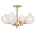 QUOIZEL, ADELYN SEMI-FLUSH MOUNT, SEMI FLUSH MOUNT LIGHT