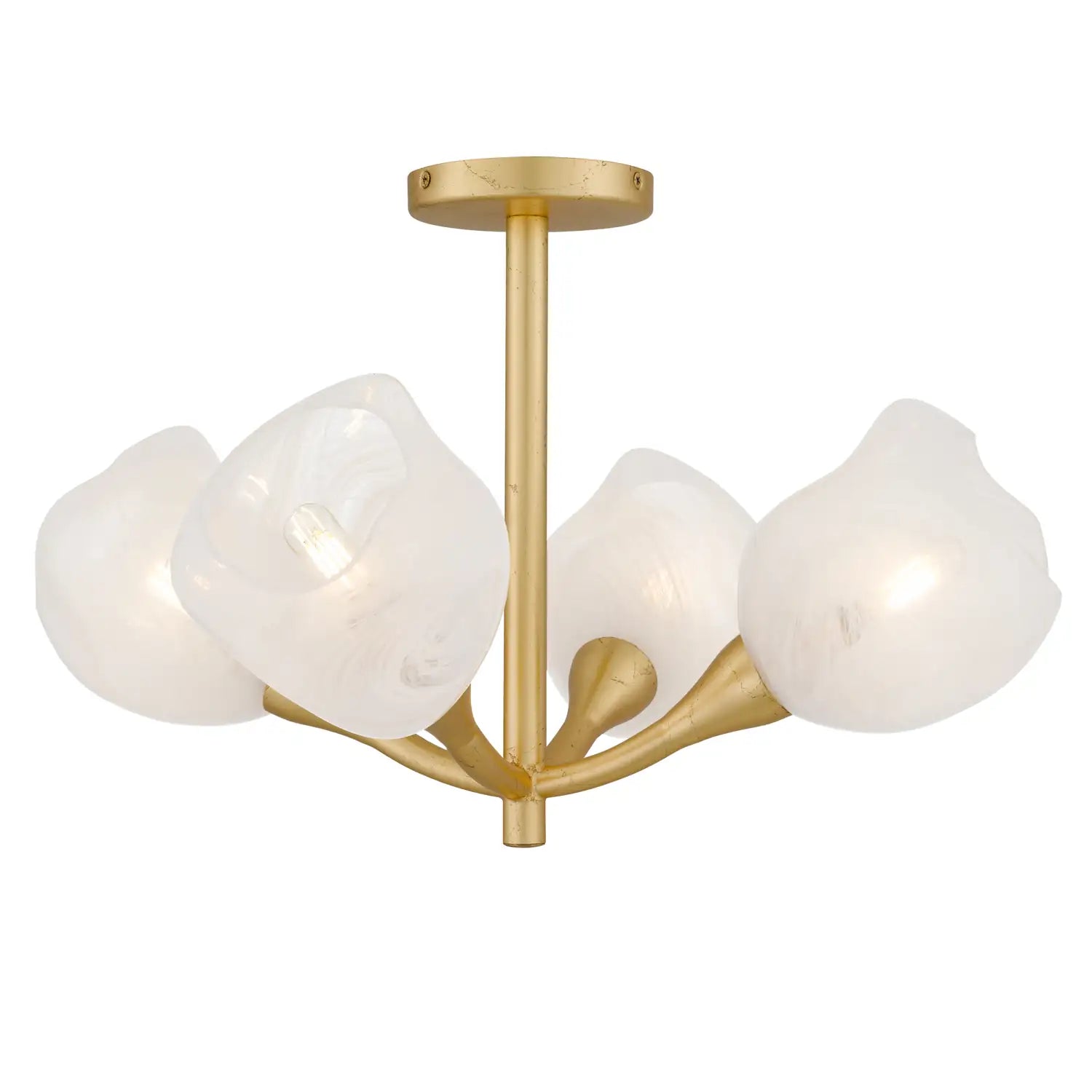 QUOIZEL, ADELYN SEMI-FLUSH MOUNT, SEMI FLUSH MOUNT LIGHT