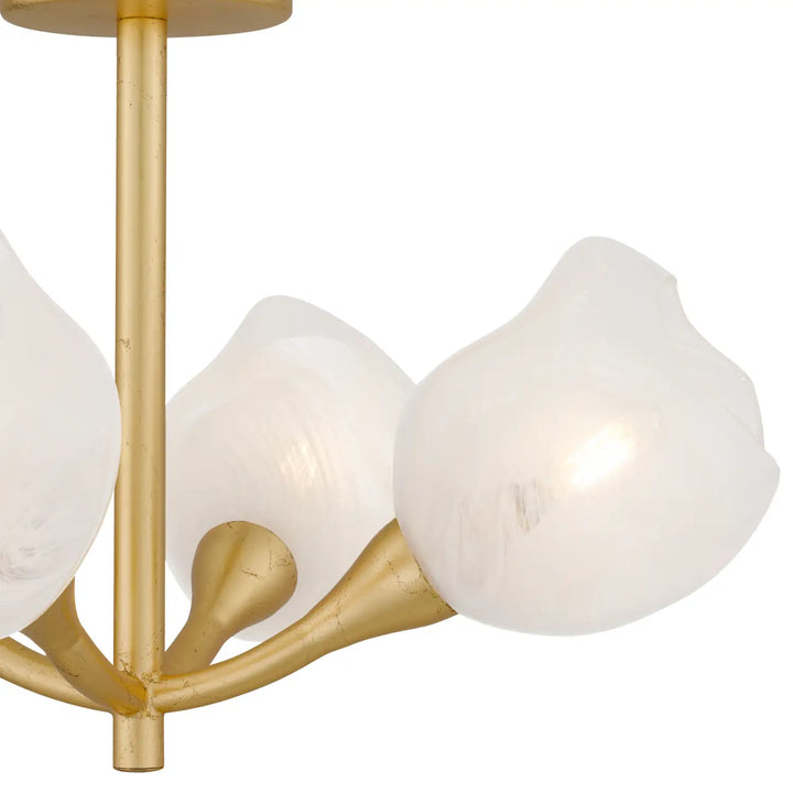 QUOIZEL, ADELYN SEMI-FLUSH MOUNT, SEMI FLUSH MOUNT LIGHT