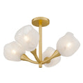 QUOIZEL, ADELYN SEMI-FLUSH MOUNT, SEMI FLUSH MOUNT LIGHT