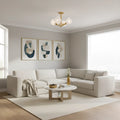 QUOIZEL, ADELYN SEMI-FLUSH MOUNT, SEMI FLUSH MOUNT LIGHT