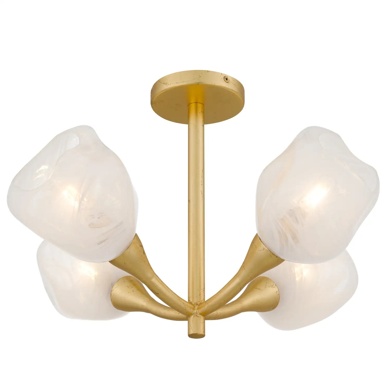 QUOIZEL, ADELYN SEMI-FLUSH MOUNT, SEMI FLUSH MOUNT LIGHT