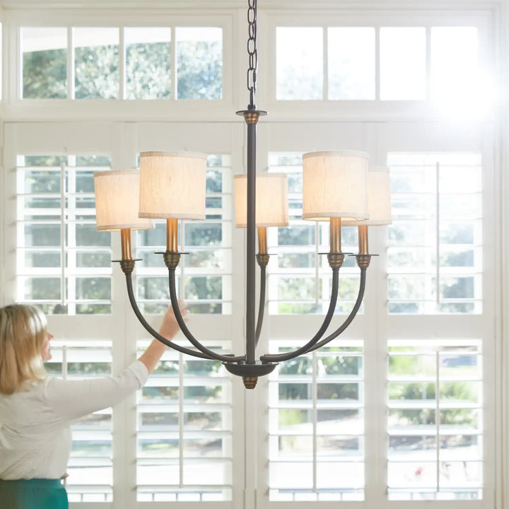 QUOIZEL, AUDLEY CHANDELIER, CHANDELIER LIGHT