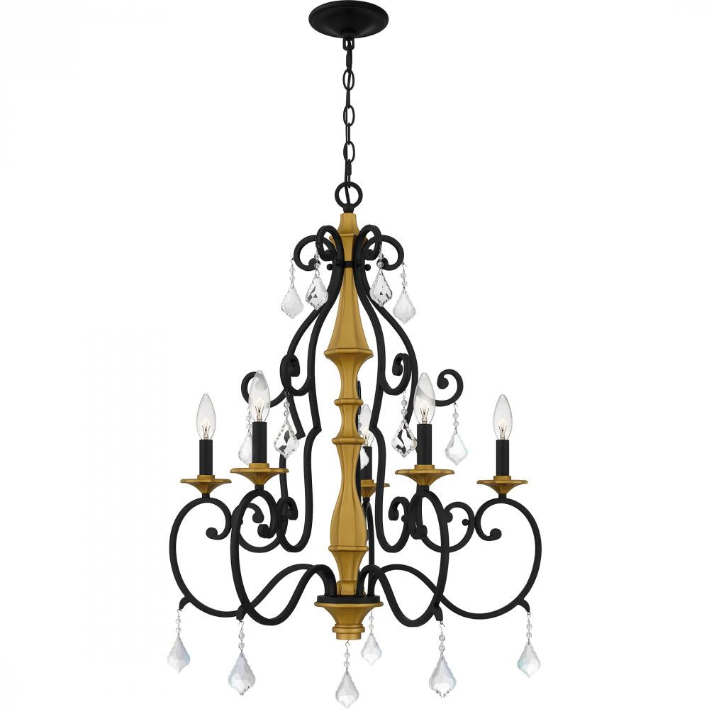 QUOIZEL, ALTHEA CHANDELIER, CHANDELIER LIGHT