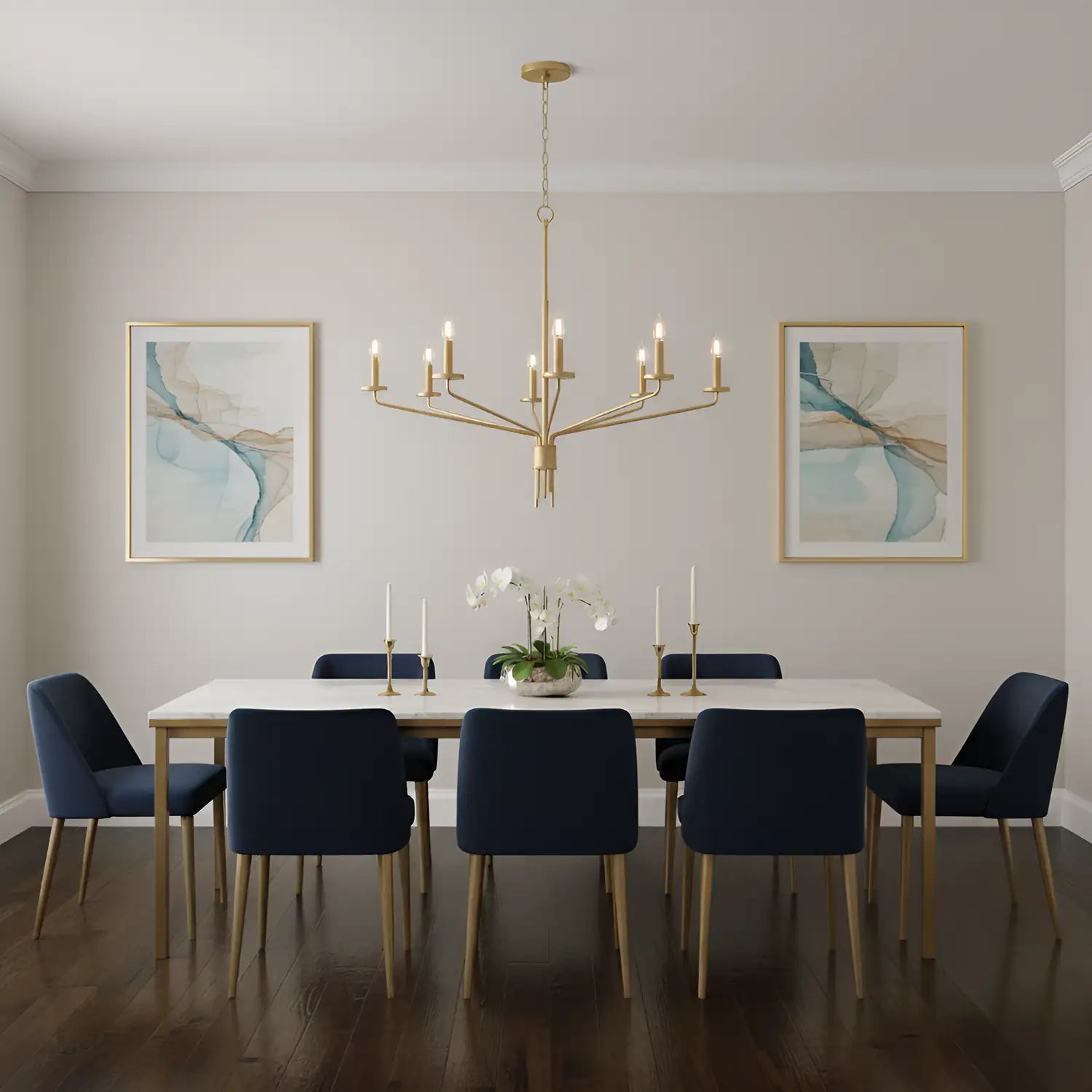 QUOIZEL, ALEXANDER CHANDELIER, CHANDELIER LIGHT