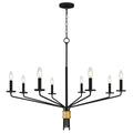 QUOIZEL, ALEXANDER CHANDELIER, CHANDELIER LIGHT