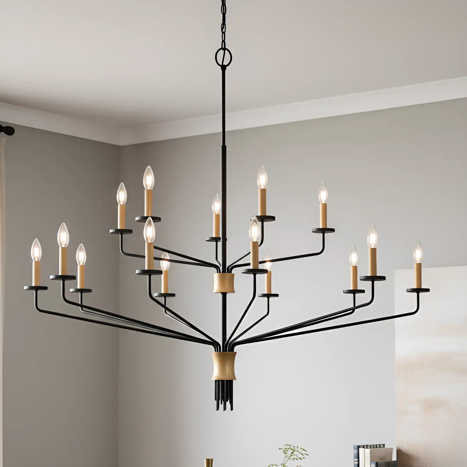 QUOIZEL, ALEXANDER CHANDELIER, CHANDELIER LIGHT