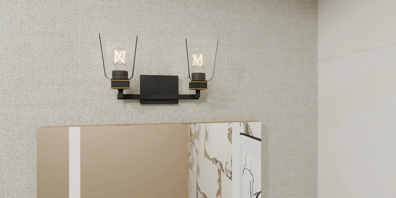 QUOIZEL, ALMANY BATH LIGHT, BATH VANITY LIGHT