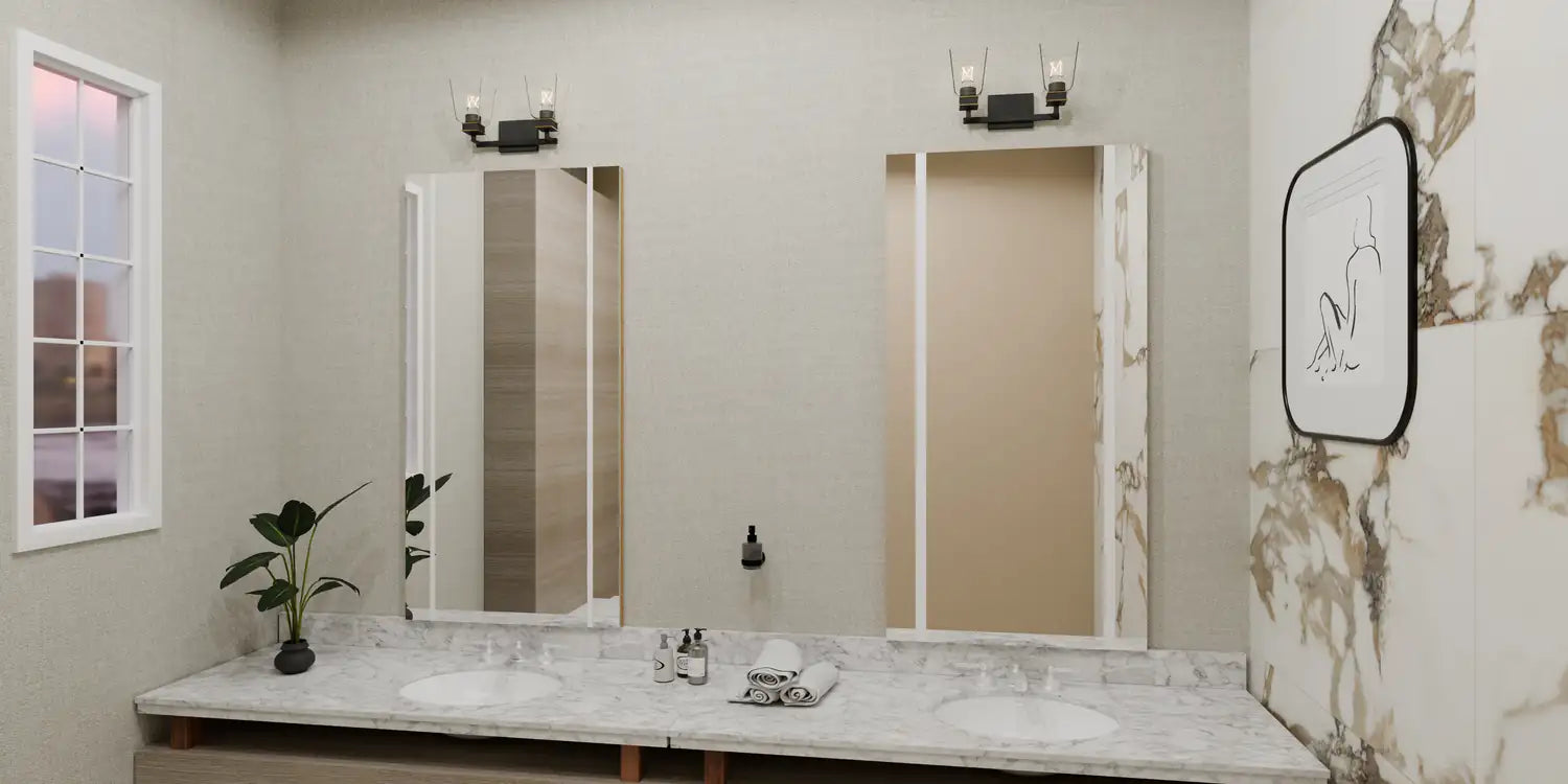 QUOIZEL, ALMANY BATH LIGHT, BATH VANITY LIGHT