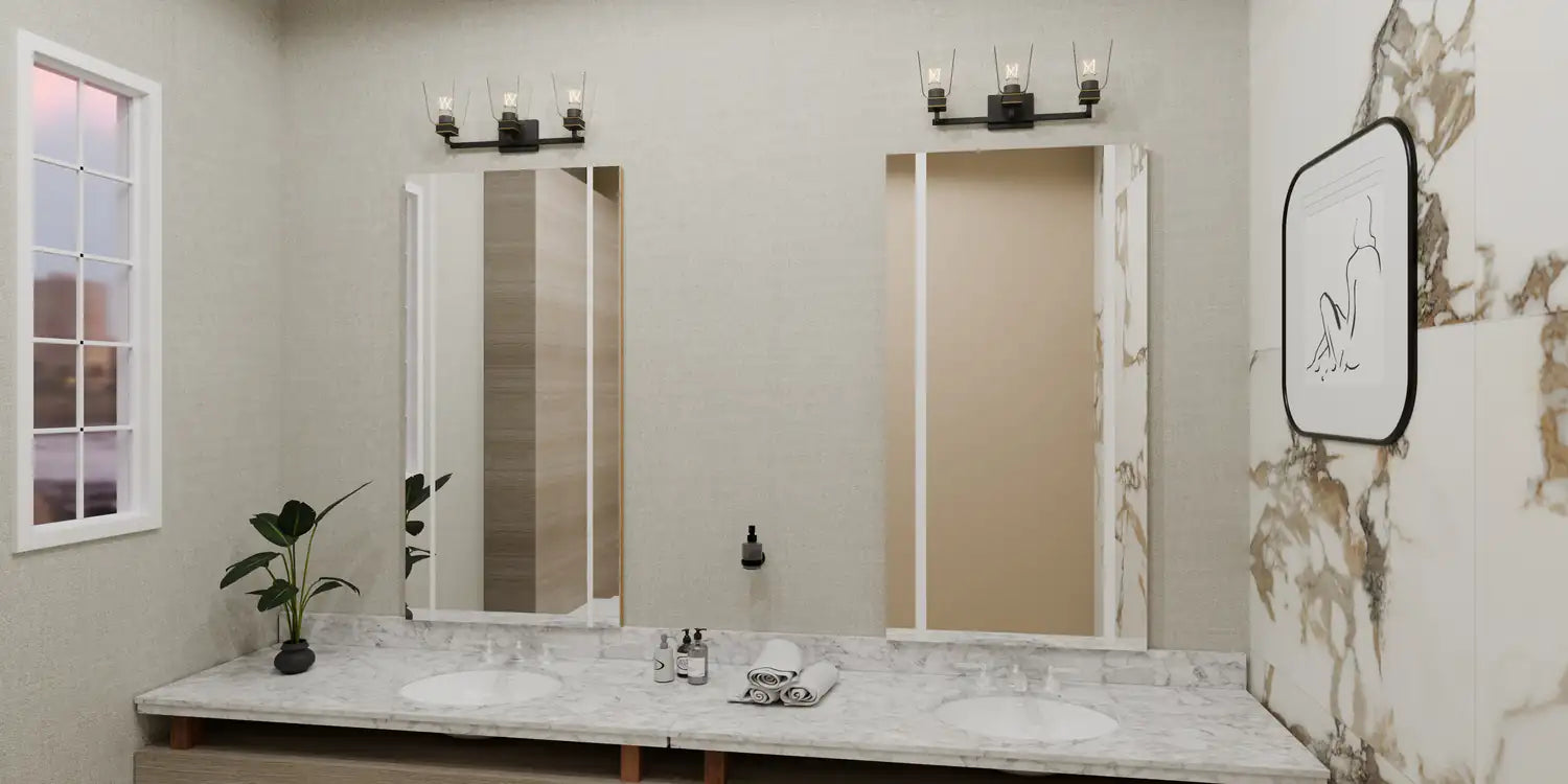 QUOIZEL, ALMANY BATH LIGHT, BATH VANITY LIGHT