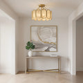 QUOIZEL, AMALIA SEMI-FLUSH MOUNT, SEMI FLUSH MOUNT LIGHT