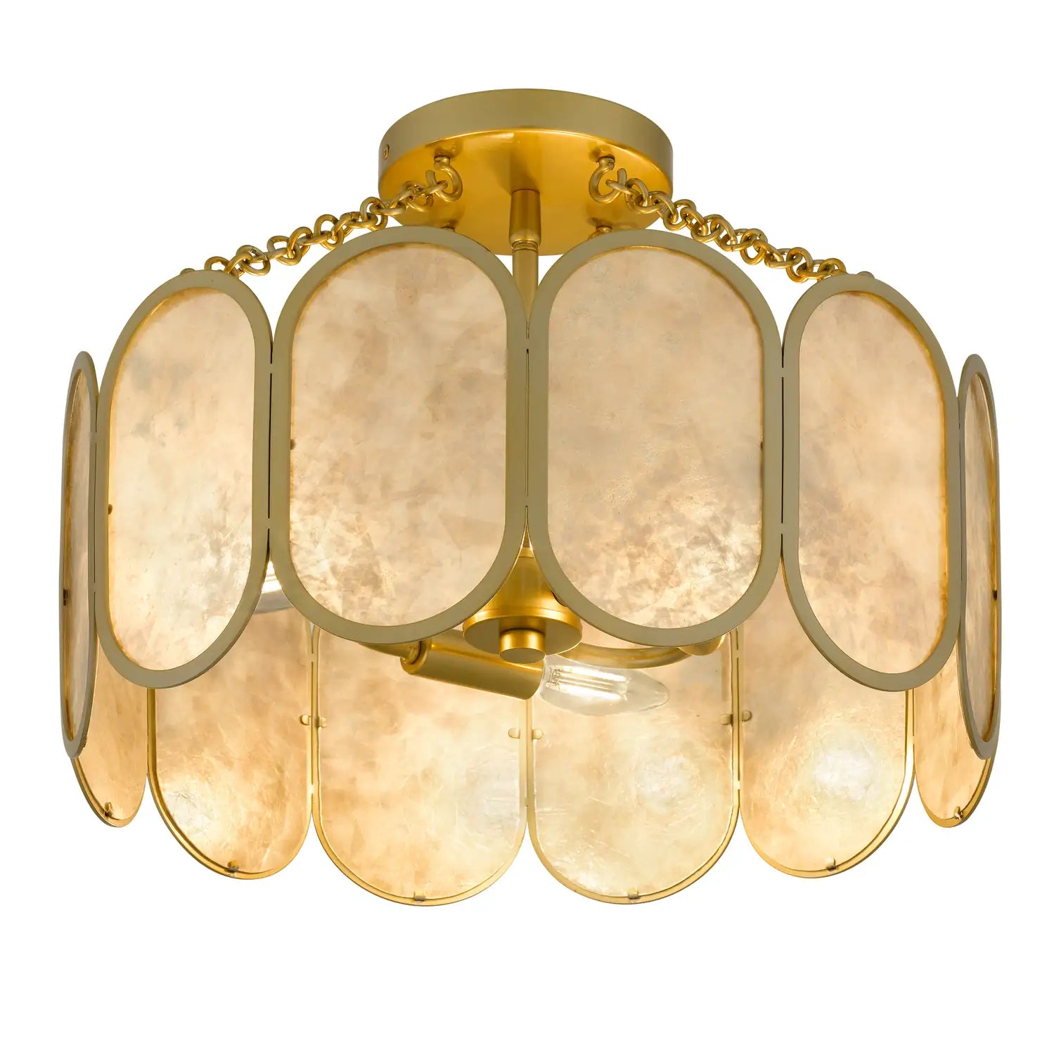 QUOIZEL, AMALIA SEMI-FLUSH MOUNT, SEMI FLUSH MOUNT LIGHT