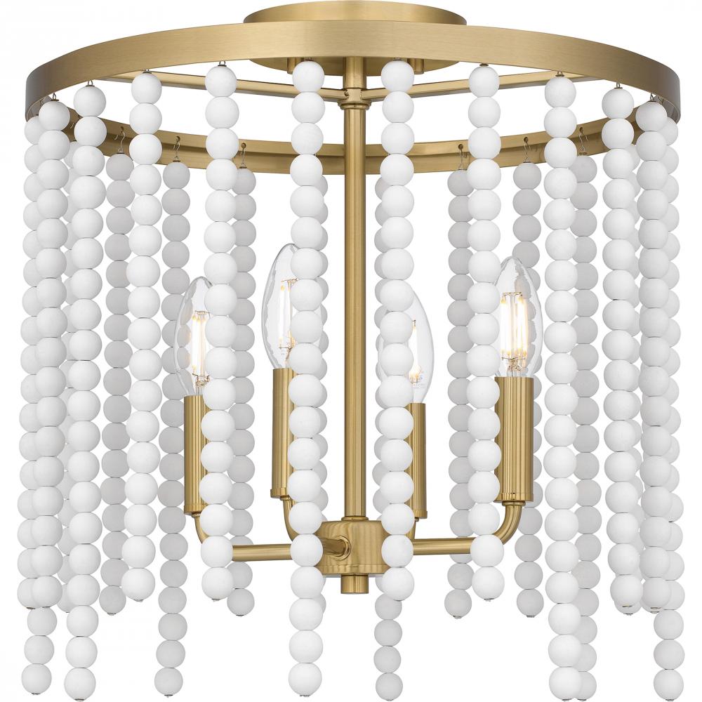 QUOIZEL, APELLE SEMI-FLUSH MOUNT, SEMI FLUSH MOUNT LIGHT