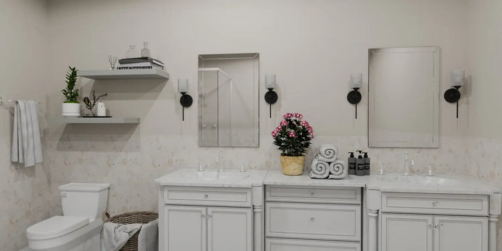 QUOIZEL, ARIA WALL SCONCE, BATH VANITY LIGHT