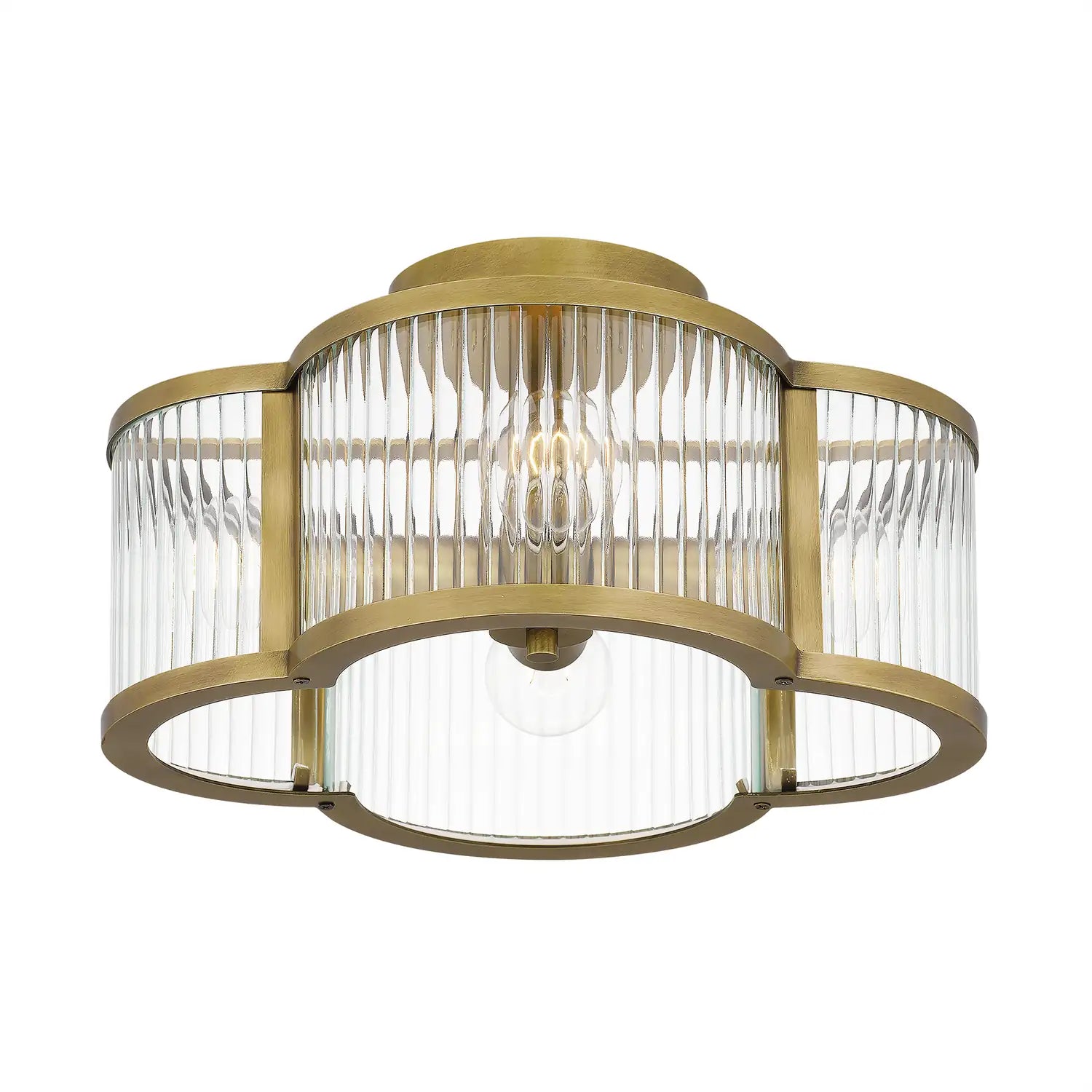 QUOIZEL, ASTER SEMI-FLUSH MOUNT, SEMI FLUSH MOUNT LIGHT