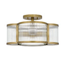 QUOIZEL, ASTER SEMI-FLUSH MOUNT, SEMI FLUSH MOUNT LIGHT