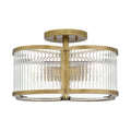 QUOIZEL, ASTER SEMI-FLUSH MOUNT, SEMI FLUSH MOUNT LIGHT