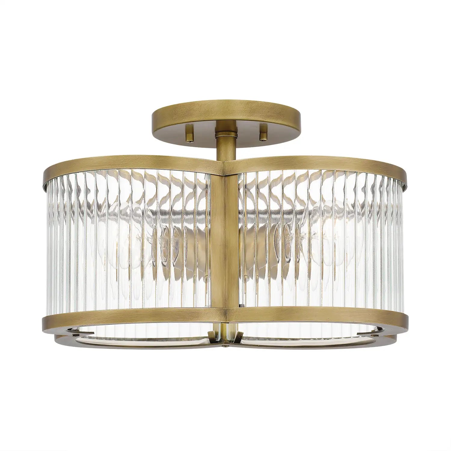 QUOIZEL, ASTER SEMI-FLUSH MOUNT, SEMI FLUSH MOUNT LIGHT