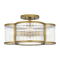 QUOIZEL, ASTER SEMI-FLUSH MOUNT, SEMI FLUSH MOUNT LIGHT